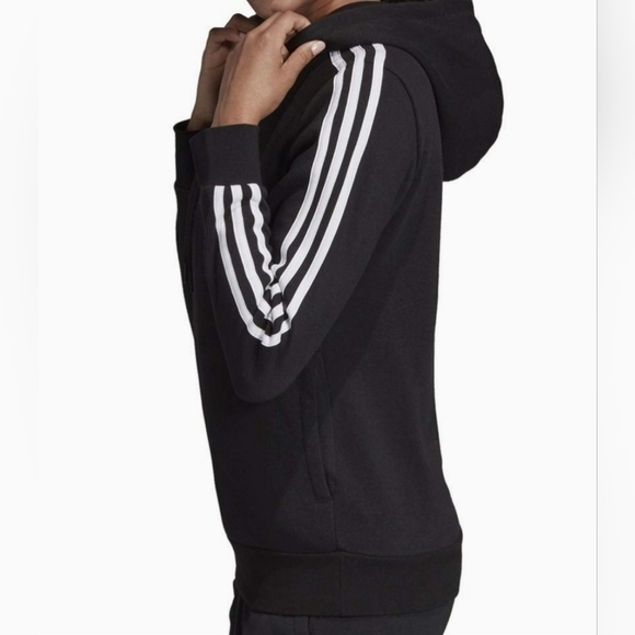 ADIDAS Women's Essentials 3-Stripes Hoodie Sweatshirt - Picture 2 of 10